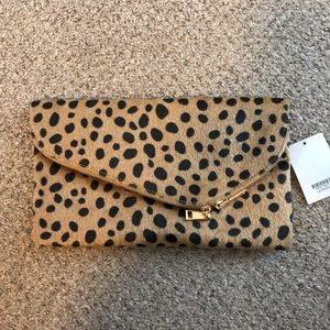Leopard Print Clutch